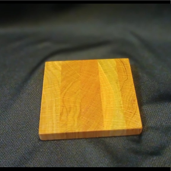 Red Oak Coaster Set - Picture 4 of 4